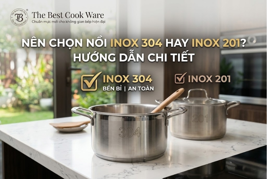 Nên Chọn Nồi Inox 304 Hay Inox 201? Hướng Dẫn Chi Tiết
